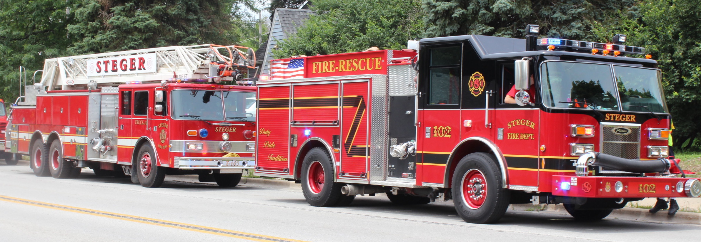 Steger Fire Department banner